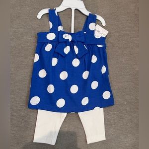 Brand new girls polka dot set by Carter’d